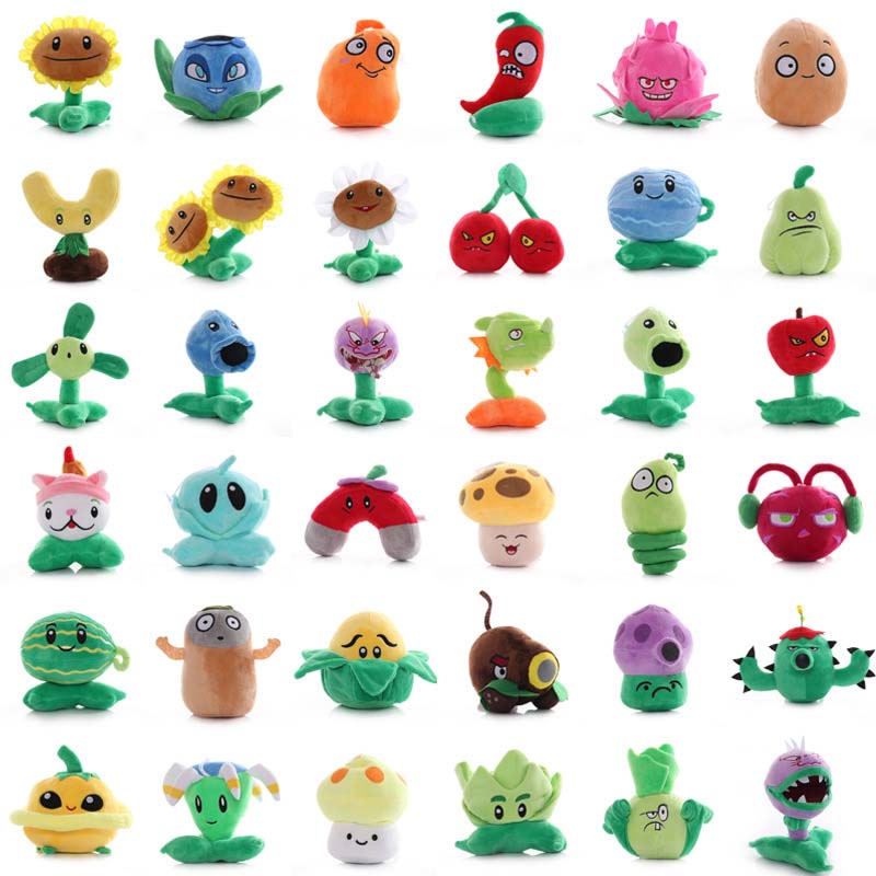 Kids Zombie Toys - 1pcs 13-20 ซม.พืช VS Zombies ตุ๊กตาของเล่นตุ๊กตา