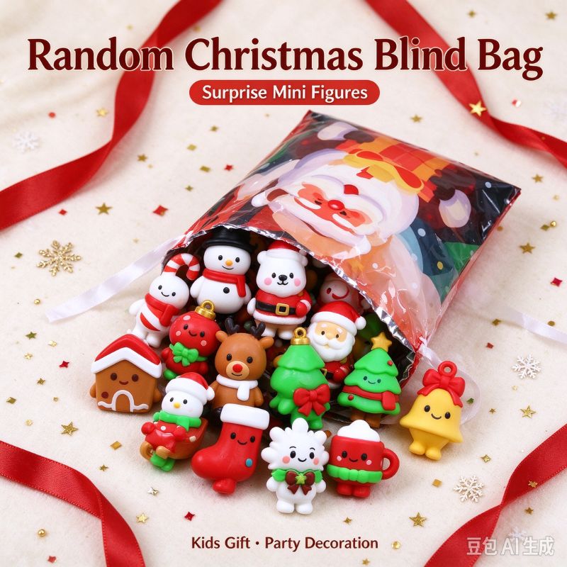ชุดฟิกเกอร์จิ๋วคริสต์มาสแบบสุ่ - Kids Toys Xmas บทวิจารณ์และราคา