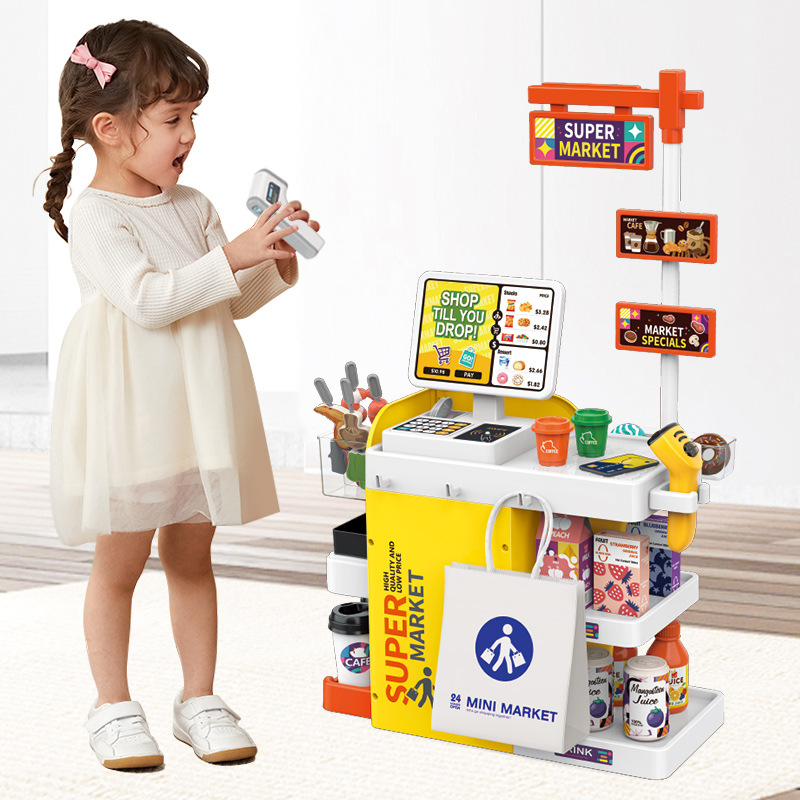 ชุดของเล่นจำลองเคาน์เตอร์คิดเง - Toy Cash Register บทวิจารณ์และราคา