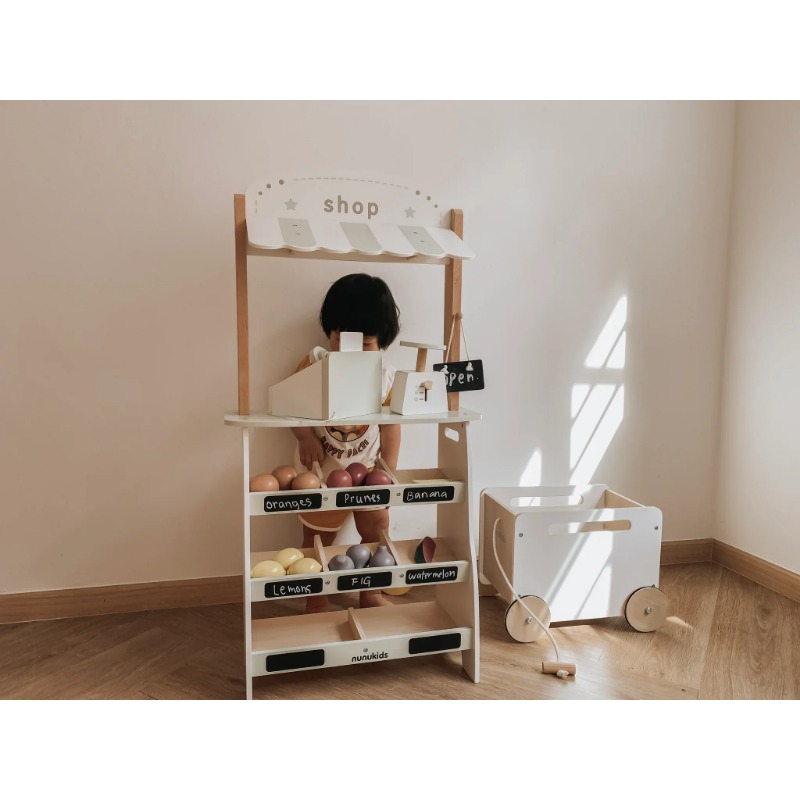 ชุดของเล่นร้านขายของชำพร้อมชั้ - Toy Cash Register บทวิจารณ์และราคา