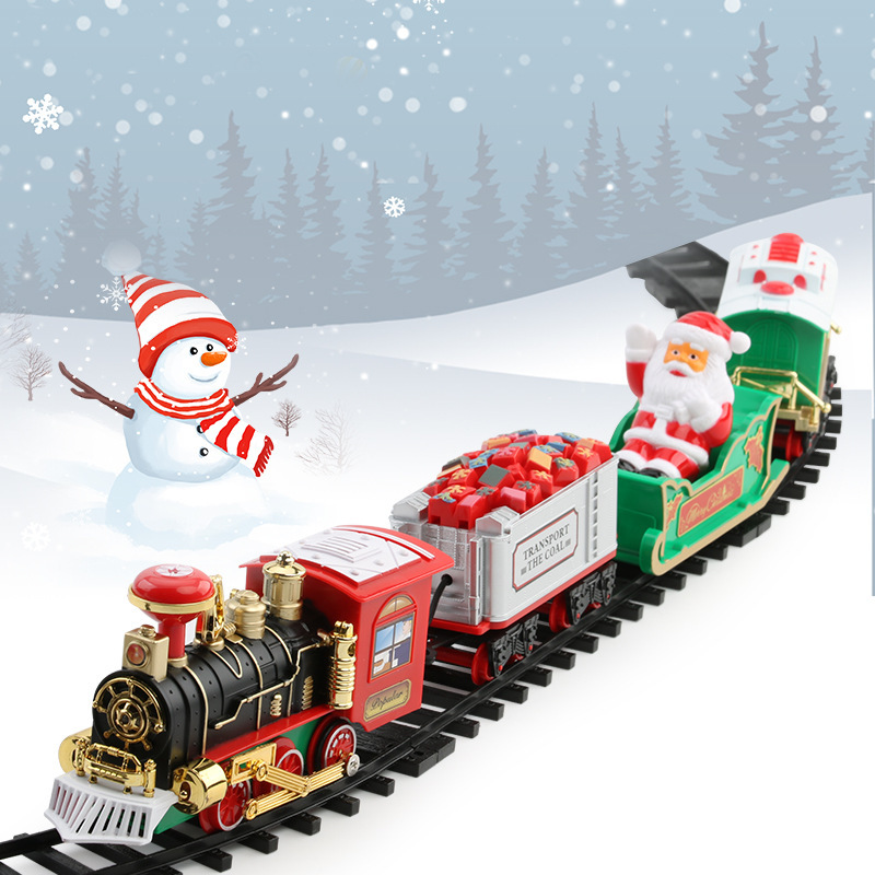 ชุดรถไฟคริสต์มาสไฟฟ้า ต้นคริสต - Kids Toys Xmas บทวิจารณ์และราคา