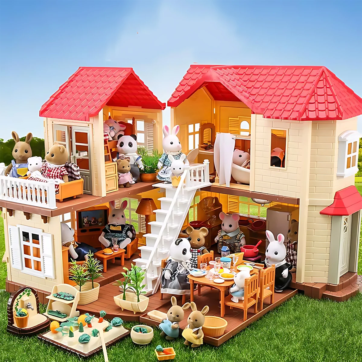 เฟอร์นิเจอร์จิ๋ว 1:12 ตุ๊กตาบ้ - Kids Toys Kitchen Set บทวิจารณ์และราคา