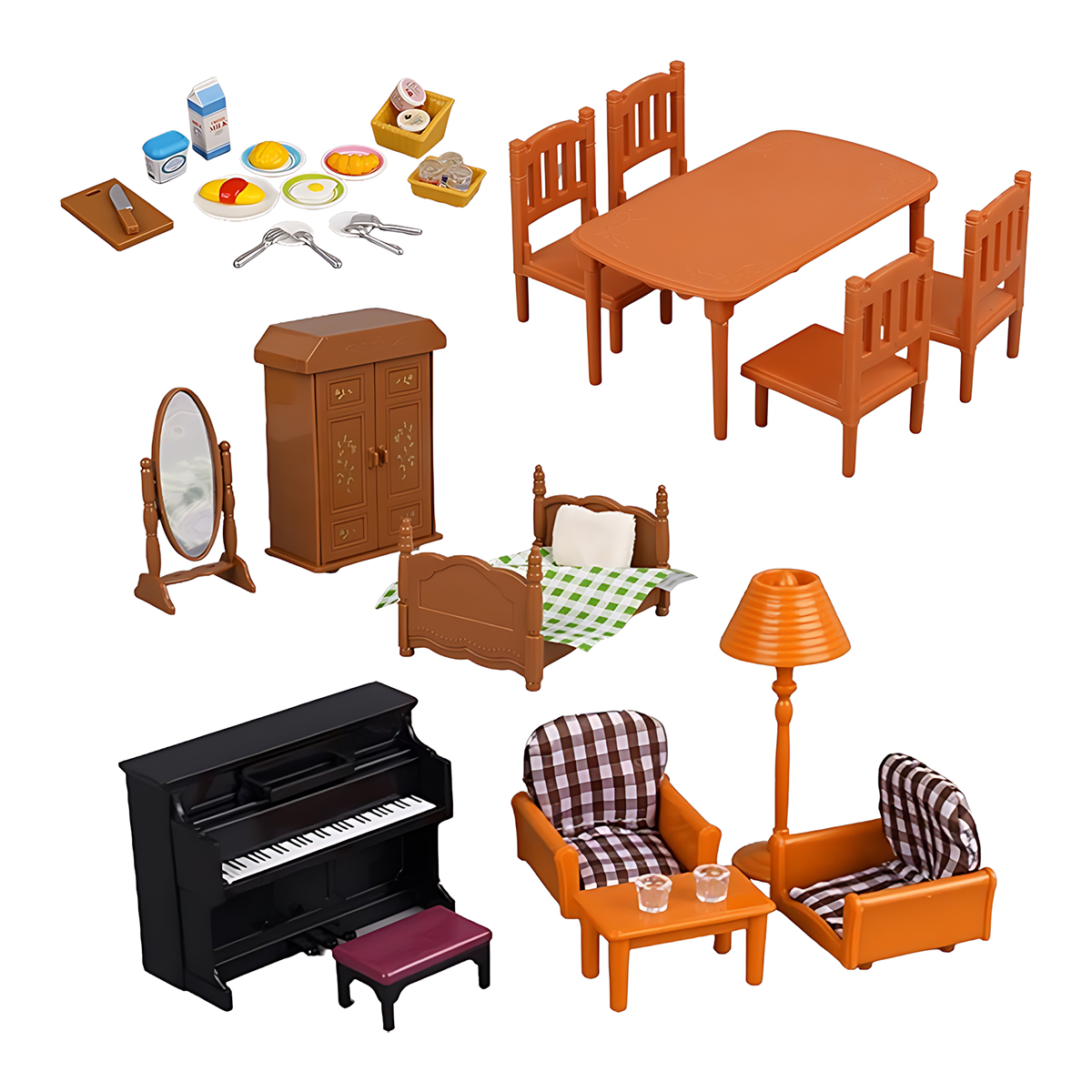 เฟอร์นิเจอร์จิ๋ว 1:12 ตุ๊กตาบ้ - Kids Toys Kitchen Set บทวิจารณ์และราคา