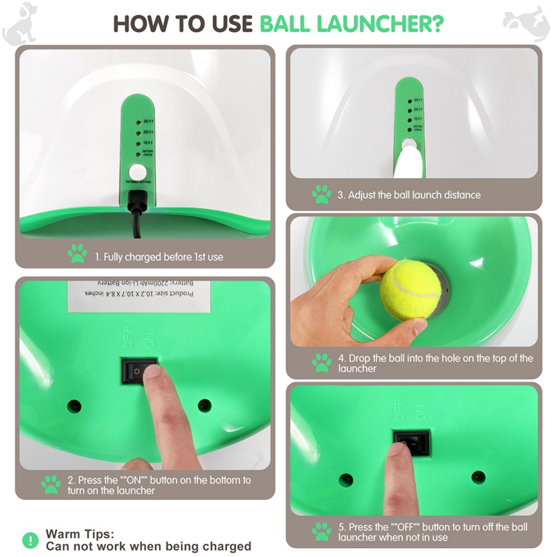เครื่องยิงลูกเทนนิสสำหรับสุนัข - Catapult Launcher Toy บทวิจารณ์และราคา
